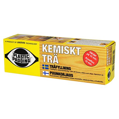 Plastic padding kemiskt trä